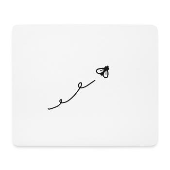 Fliege sumsum - Mousepad (Querformat) - Weiß - Vorne