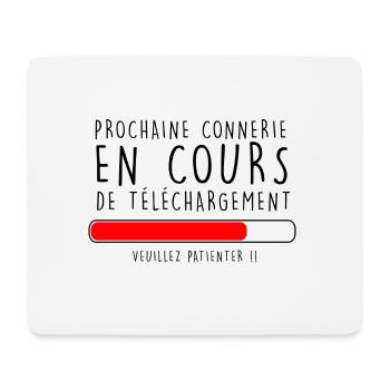 connerie en cours - Tapis de souris (format paysage) - blanc - Devant