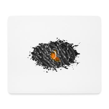 Nemo Clownfish diving tauchen Ozean - Mousepad (Querformat) - Weiß - Vorne