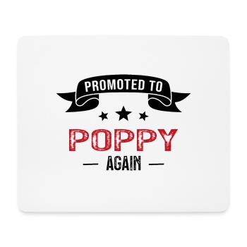 Promoted To Poppy Again Pregnancy Announce - Tapis de souris (format paysage) - blanc - Devant