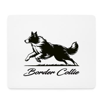 Border Collie – Der intelligente Hütehund - Mousepad (Querformat) - Weiß - Vorne