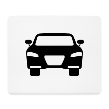 Voiture - Tapis de souris (format paysage) - blanc - Devant