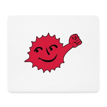 Atomkraft Faust dagegen Geschenkidee Nein Symbol - Mousepad (Querformat) - Weiß - Vorne