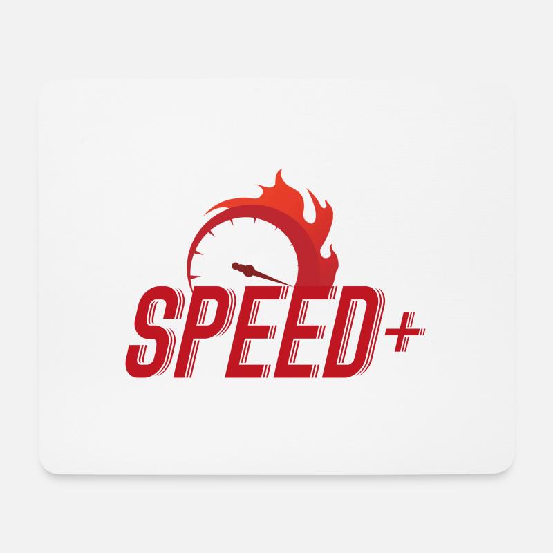 speed - Mouse Pad (horizontal) - white