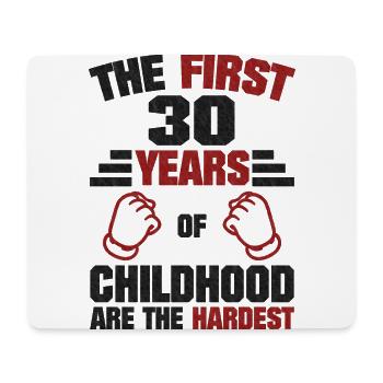 30 Geburtstag Geschenk Spruch - Mousepad (Querformat) - Weiß - Vorne