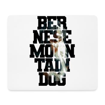 Bouvier bernois - Tapis de souris (format paysage) - blanc - Devant
