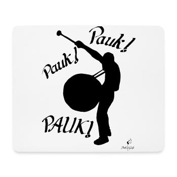 Pauk Pauk Pauk vorne - Mousepad (Querformat) - Weiß - Vorne