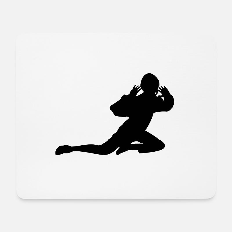Floorball - Mousepad (Querformat) - Weiß