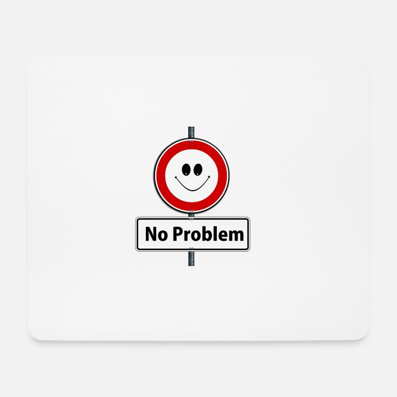 problem - Mousepad (Querformat) - Weiß