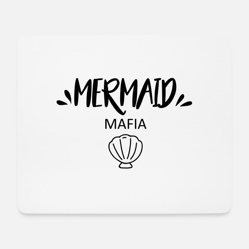 Mermaid mafia - Mouse Pad (horizontal) - white