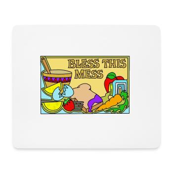 Food - mess kitchen :) - Mouse Pad (horizontal) - white - Front