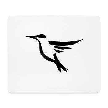 Hummingbird 2 - idée de cadeau d'oiseau - Tapis de souris (format paysage) - blanc - Devant