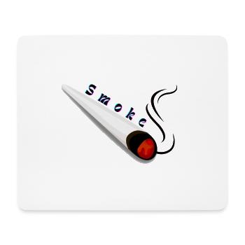Smoke 2 - Mousepad (Querformat) - Weiß - Vorne