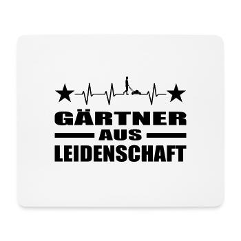 Garten - Mousepad (Querformat) - Weiß - Vorne