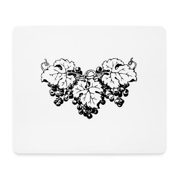 Grapes Grapes Wine Grapes Fruits fruits2 - Mouse Pad (horizontal) - white - Front