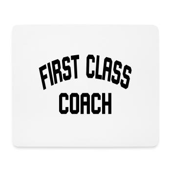 First Class Coach - Mousepad (Querformat) - Weiß - Vorne