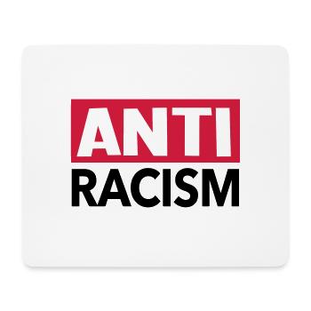 Anti racism - shirt anti racisme - Tapis de souris (format paysage) - blanc - Devant