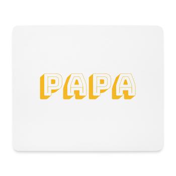 Vatertag Bester Papa für immer - Mousepad (Querformat) - Weiß - Vorne