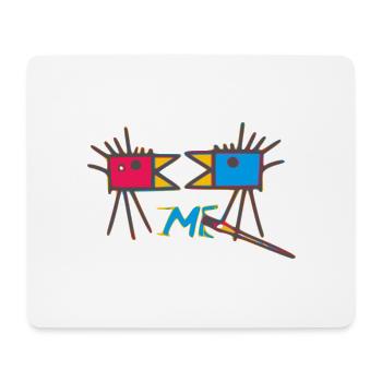 Birds in love - Mouse Pad (horizontal) - white - Front