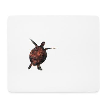 Polygon Schildkröte – World Turtle Day - Mouse Pad (horizontal) - white - Front