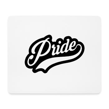 Pride Script out B - Tapis de souris (format paysage) - blanc - Devant