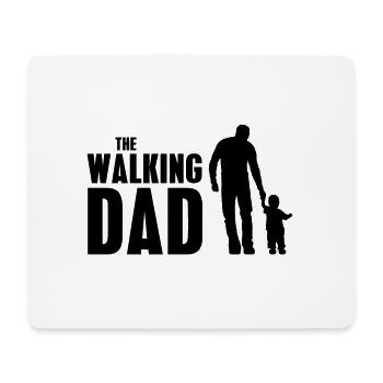 Marche papa Père Parents Fête des pères Idée cadeau - Tapis de souris (format paysage) - blanc - Devant