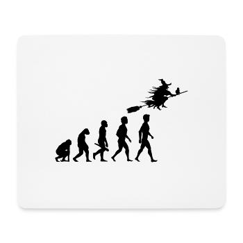 hexe hexerei hexenbesen witch zauberei zaubern4 - Mousepad (Querformat) - Weiß - Vorne