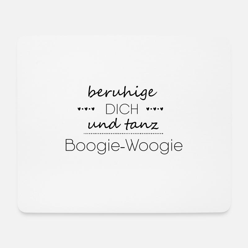 Geschenk für Boogie-Woogie Tänzer - Mousepad (Querformat) - Weiß
