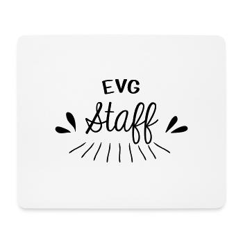 EVG STAFF - Tapis de souris (format paysage) - blanc - Devant