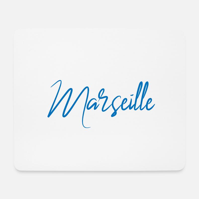 Marseille Frankreich - Mousepad (Querformat) - Weiß