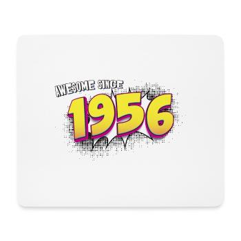 Retro 67th birthday in Pop Art Comic Book Style - Mouse Pad (horizontal) - white - Front