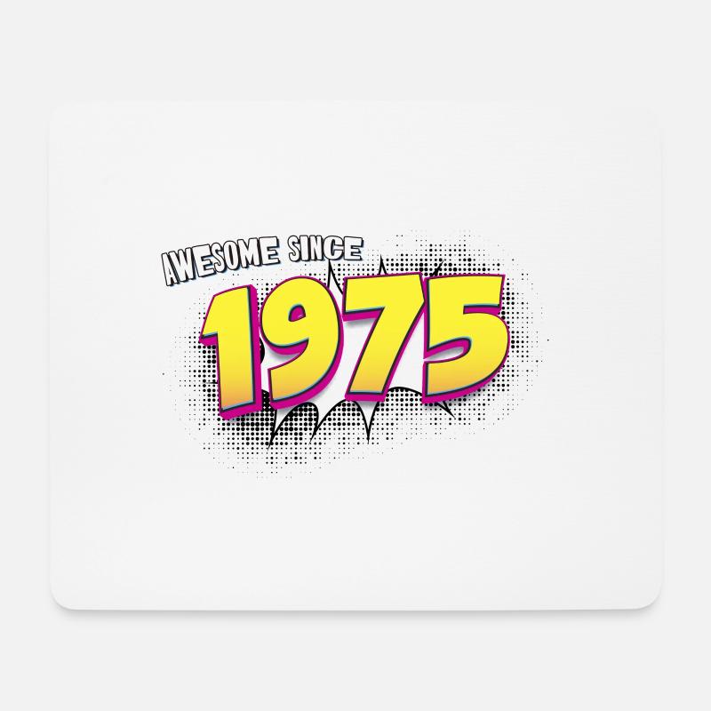Retro 48. Geburtstag im Pop Art Comic Stil - Mousepad (Querformat) - Weiß