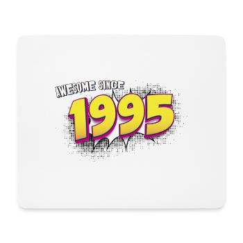 Rétro 28e anniversaire dans le Style de bande dessinée Pop Art - Tapis de souris (format paysage) - blanc - Devant