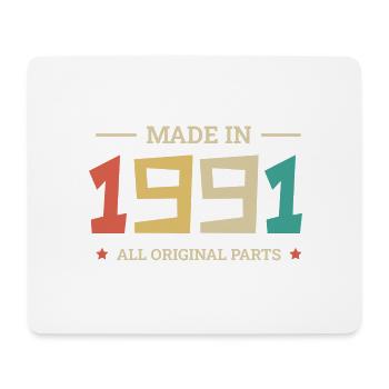 Legendär seit 1991 Original 1991 - Mousepad (Querformat) - Weiß - Vorne