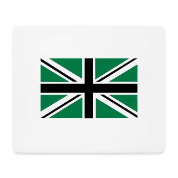 Union Jack | black-white-green | Flag flag - Mouse Pad (horizontal) - white - Front
