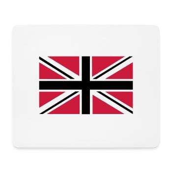 Union Jack | black-white-red | Flag flag - Mouse Pad (horizontal) - white - Front