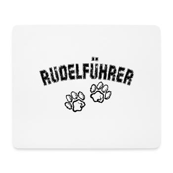 Rudelführer Hunde Hundebesitzer Hund Wolf Geschenk - Mousepad (Querformat) - Weiß - Vorne