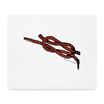 Kreuzknoten - Mousepad (Querformat) - Weiß - Vorne