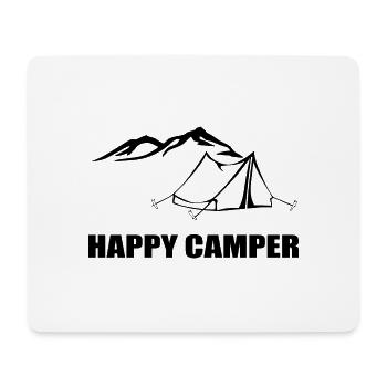 camping - Mousepad (Querformat) - Weiß - Vorne