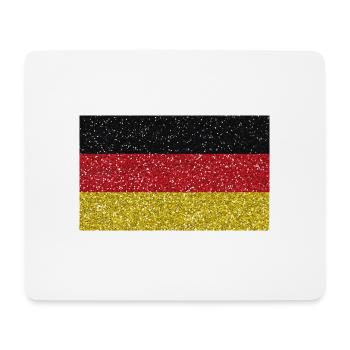 Allemagne bannière drapeau indigène tradition allemande - Tapis de souris (format paysage) - blanc - Devant