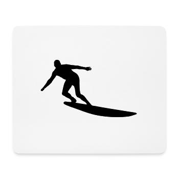 de surf planche de surf surfer12 vent surf - Tapis de souris (format paysage) - blanc - Devant