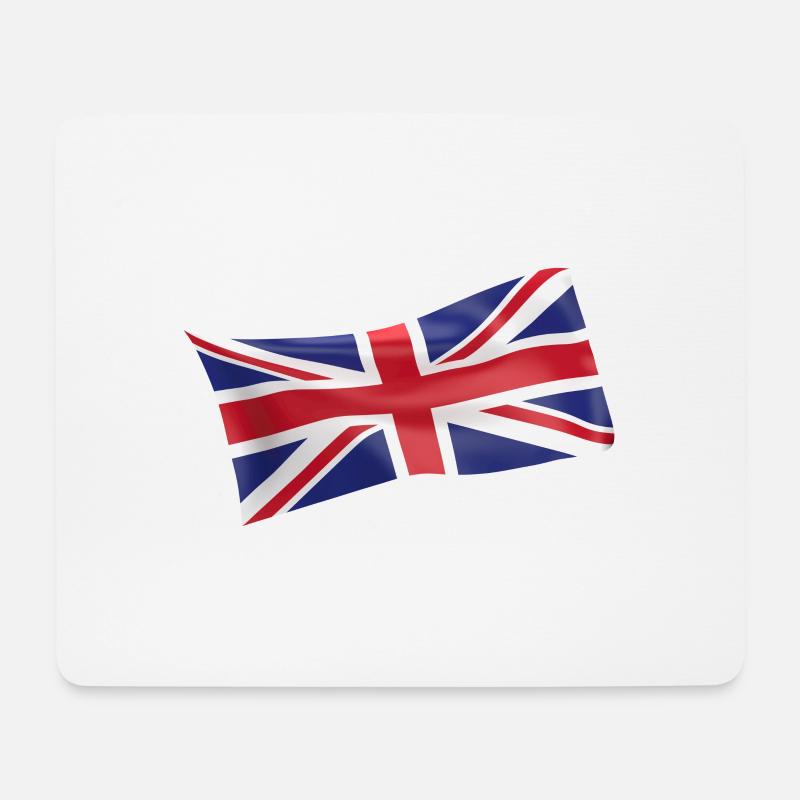 Union Jack UK UK flag flag - Mouse Pad (horizontal) - white