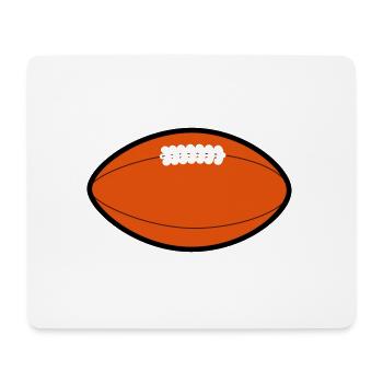 Football américain - Tapis de souris (format paysage) - blanc - Devant