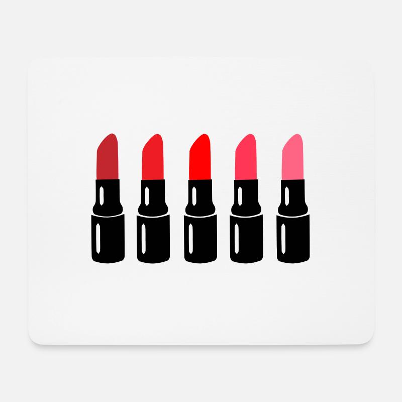 lipstick - Mouse Pad (horizontal) - white