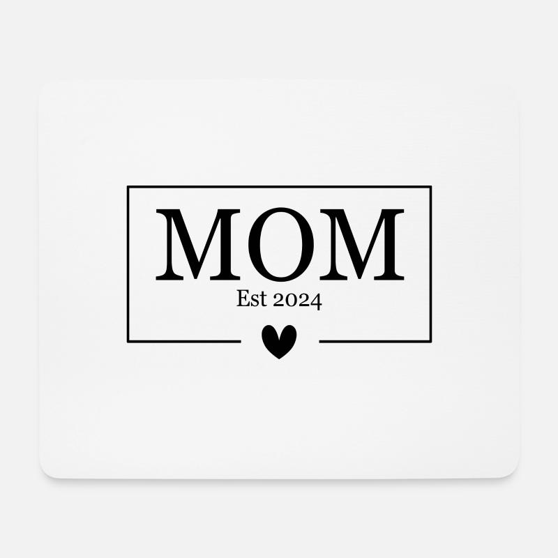 Mama Est 2024 - Mousepad (Querformat) - Weiß