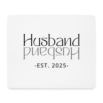 Ehemann Est. 2025 Ehepaar Matching Family - Mousepad (Querformat) - Weiß - Vorne