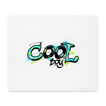 fraîche motif graffiti garçon - chemise cool pour les enfants - Tapis de souris (format paysage) - blanc - Devant