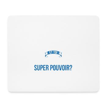 Kinésithérapeute super pouvoir homme - Tapis de souris (format paysage) - blanc - Devant