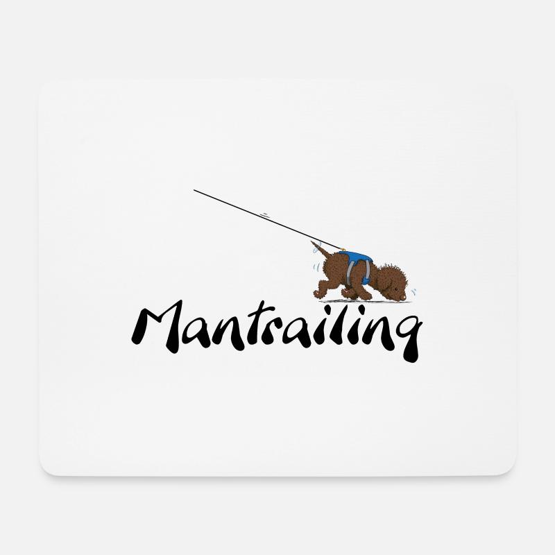 Mantrailing3 3 - Mousepad (Querformat) - Weiß