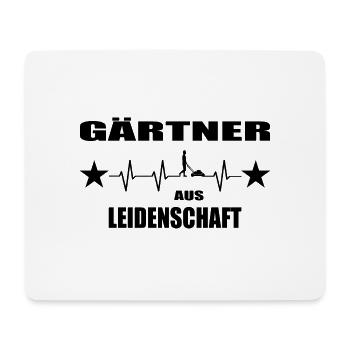Garten - Mousepad (Querformat) - Weiß - Vorne